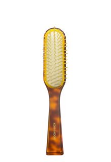 Щетка массажная для волос с металлическими зубчиками прямоугольная большая Spazzola Pneumatica