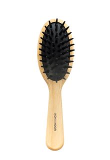 Щетка массажная деревянная с коническими зубчиками для мокрых волос SPAZZOLA PNEUMATICA CONICA LEGNO