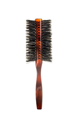 Брашинг для волос с натуральной щетиной жесткая Spazzola Setolata Half Round (KOH-I-NOOR)