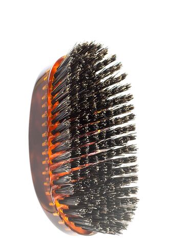 Щетка для волос компактная с натуральной щетиной жесткая большая Spazzola Setolata Oval Large (KOH-I-NOOR)