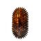Щетка для волос компактная с натуральной щетиной жесткая большая Spazzola Setolata Oval Large